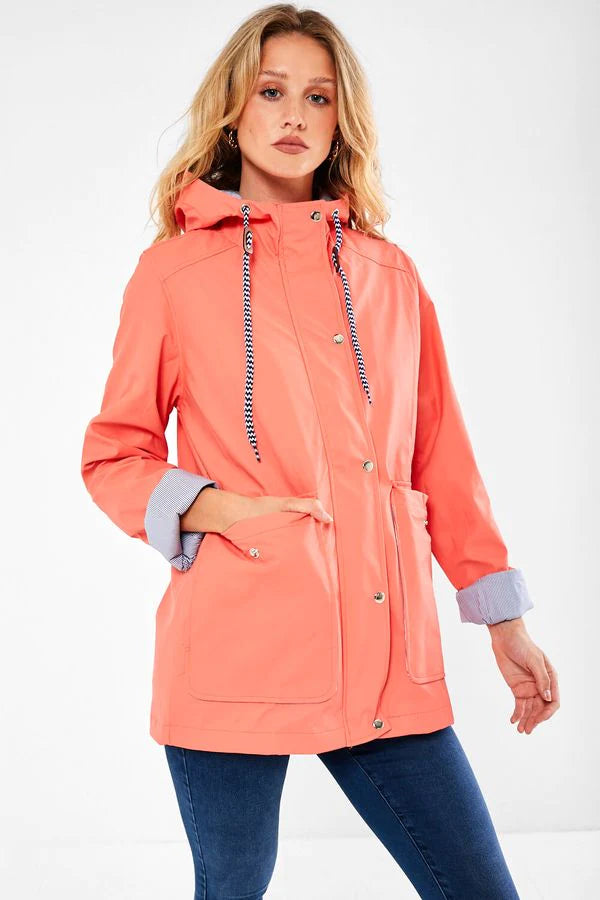 Lilly stripe lined raincoat store